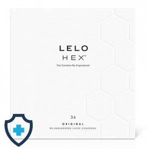 LELO HEX Original - lateksowe prezerwatywy - 36 szt.