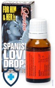 Spanish Love Drops, mocna  hiszpańska mucha dla par 15 ml