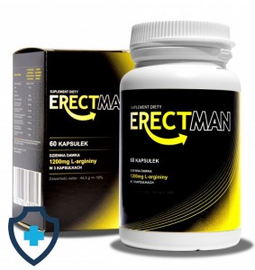 ERECTMAN - Kapsułki na poprawę erekcji dla mężczyzn, 60 kaps.