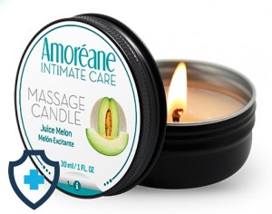 Aromatyzowana świeca do masażu - zapach melona 