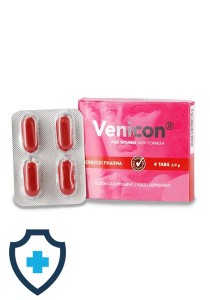 Tabletki dla kobiet na pobudzenie i wzrost libido, Venicon, 4 szt