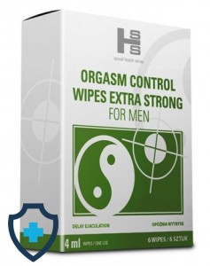 Orgasm Control Wipes - chusteczki opóźniające wytrysk 6szt