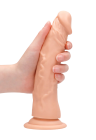 Realistyczne dildo z przyssawką – miękki materiał Skin TPE - 21,5 cm