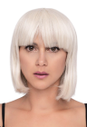 Peruka - blond bob z grzywką