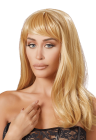 Blond peruka - długie włosy z grzywką, długość ok. 45 cm