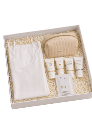 Soft Bridal Evening - koszulka satynowa i zestaw kosmetyków self-care