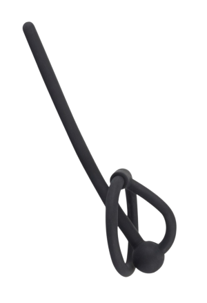 Czarny dilator do stymulacji cewki moczowej