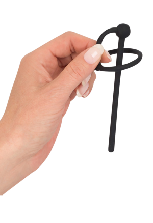 Czarny dilator do stymulacji cewki moczowej