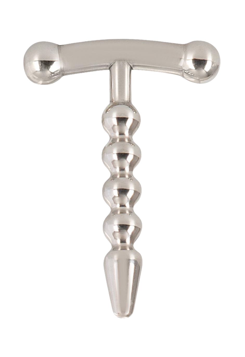 Metalowa sonda do cewki moczowej zakończona kotwiczką