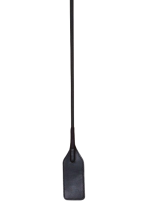 Elegancka, czarna szpicruta do zadawania klapsów