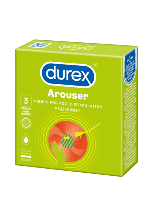 Prezerwatywy stymulujące z prążkowaniem, Durex 3 szt.