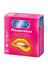 Prezerwatywy stymulujące z prążkami i kropkami, Durex 3 szt.