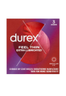 Niezwykle cienkie prezerwatywy Durex Fetherlite Elite, 3 szt.