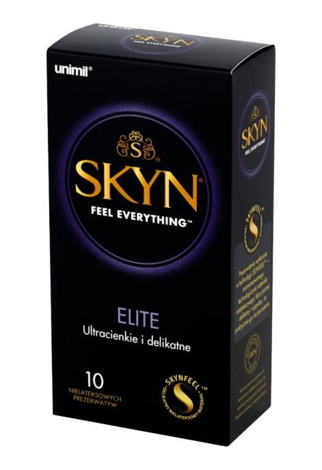 Skyn Elite - najcieńsze nielateksowe prezerwatywy, 10 szt.