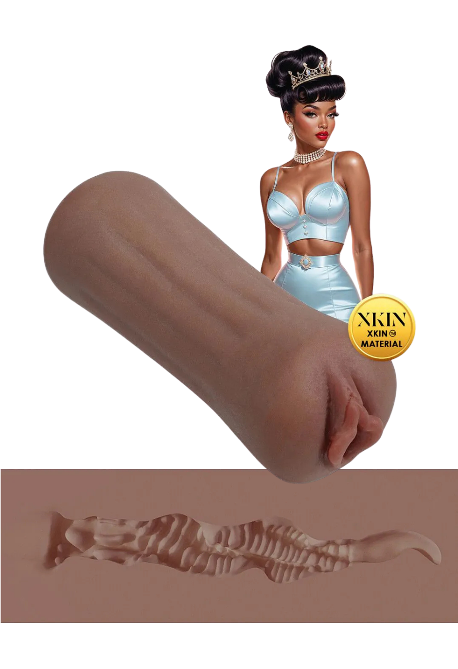 Piękność Lulu Small - masturbator z animacją i materiałami 18+