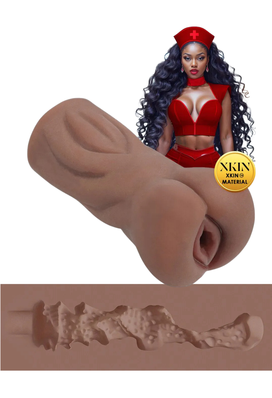 Pielęgniarka Riley Small - masturbator z animacją i materiałami 18+