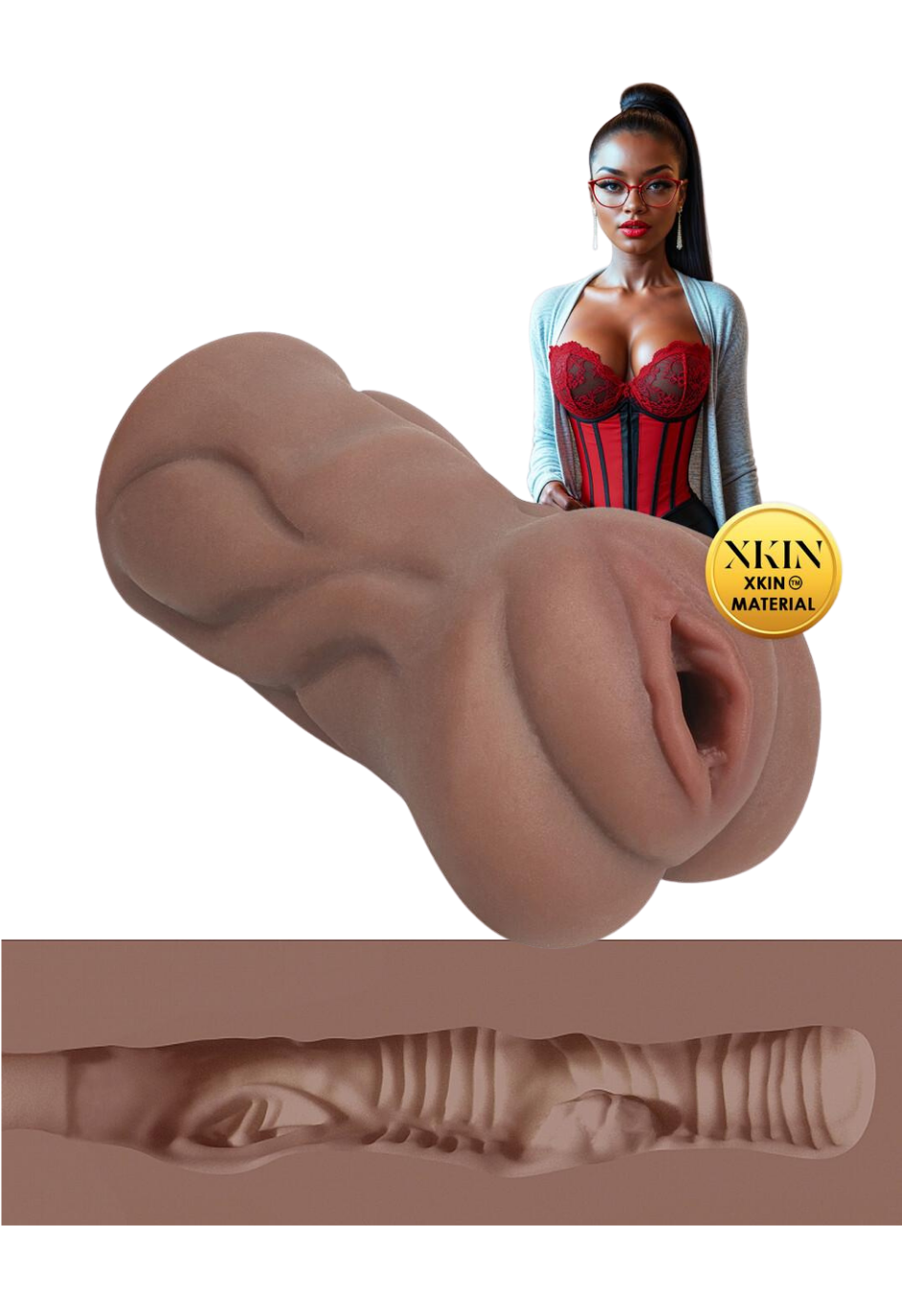 Bibliotekarka Paige Medium - masturbator z animacją i materiałami 18+