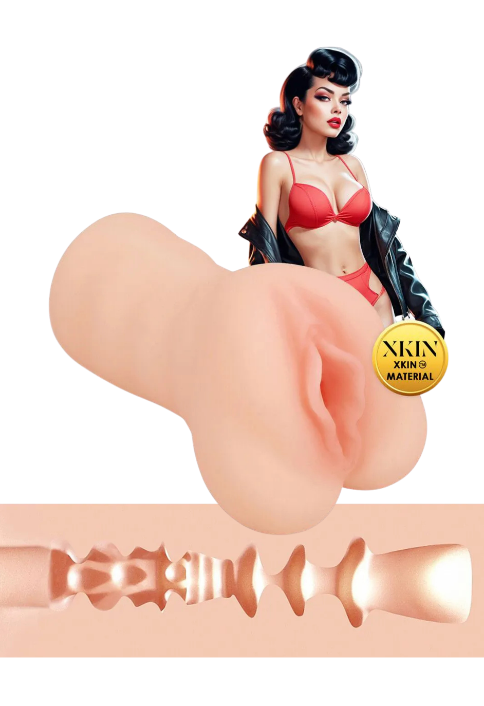 Buntowniczka Misty Medium - masturbator z animacją i materiałami 18+