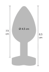 Korek silikonowy z napisem „Secret Entrance” - 8,5 cm