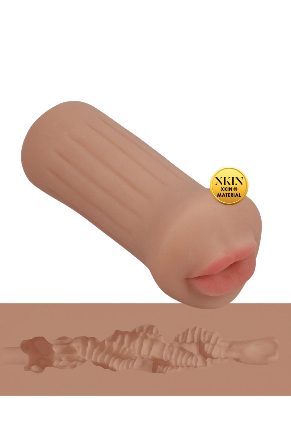 Realistyczny masturbator - egzotyczne usta, Small