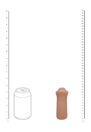 Realistyczny masturbator - egzotyczne usta, Small