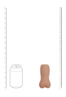 Realistyczny masturbator - egzotyczny anus, Medium