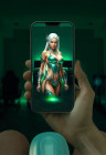 Futurystyczny masturbator z technologią rozszerzającą rzeczywistość - Ayla