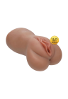 Realistyczny masturbator - wagina kolor ciemny, Large