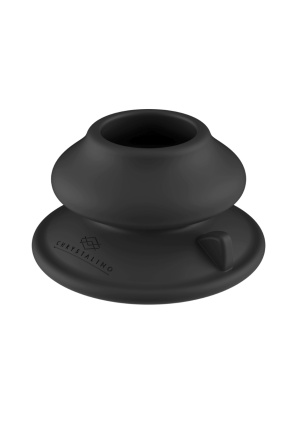 Wibrujące, szklane dildo sterowane pilotem - 11 cm