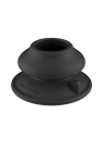 Wibrujące, szklane dildo sterowane pilotem - 11 cm