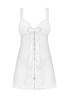 Koronkowy komplet babydoll ze stringami