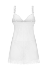 Koronkowy komplet babydoll ze stringami