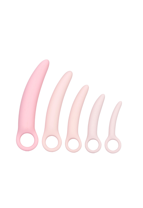 Zestaw dilatorów dopochwowych z silikonu – 5 rozmiarów