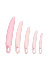 Zestaw dilatorów dopochwowych z silikonu – 5 rozmiarów