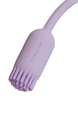 Elastyczny wibrator z końcówką typu brush - sterowany aplikacją