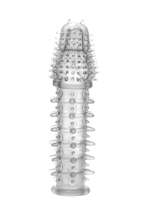 Nakładka na penisa z wypustkami - 13,5 cm
