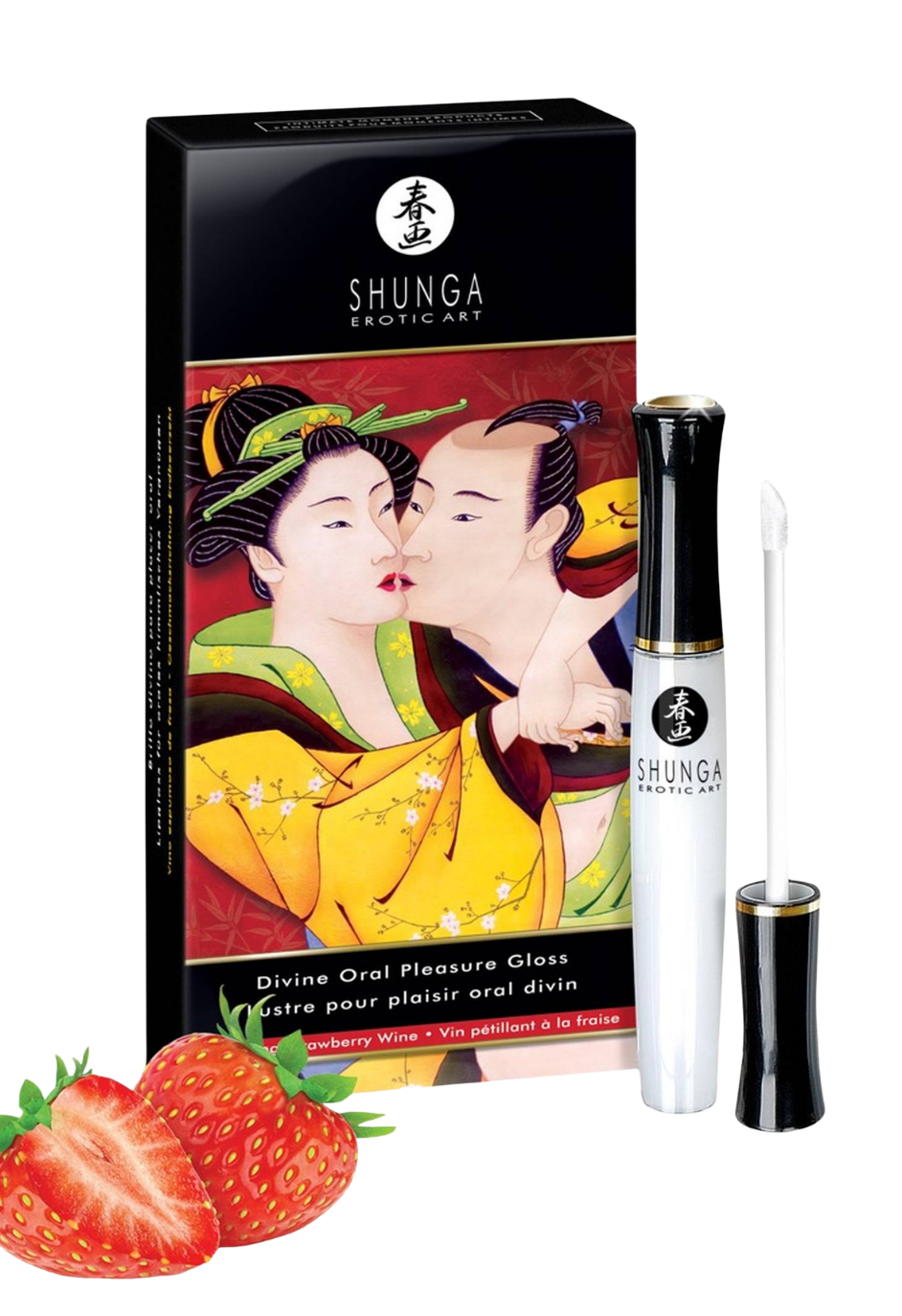 Błyszczyk do ust do stymulacji oralnej truskawkowy 10ml