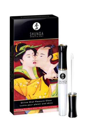 Błyszczyk do ust do stymulacji oralnej truskawkowy 10ml