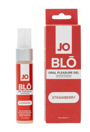 Truskawkowy żel do pieszczot oralnych z efektem chłodzącym, 30 ml