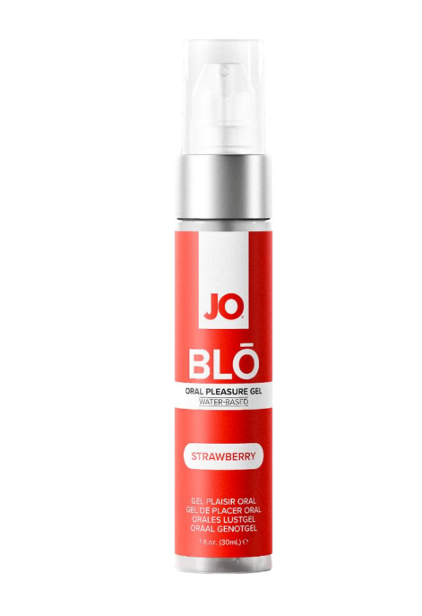 Truskawkowy żel do pieszczot oralnych z efektem chłodzącym, 30 ml