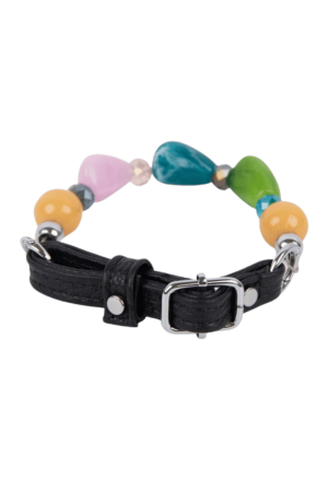 Uroczy choker z kolorowych...