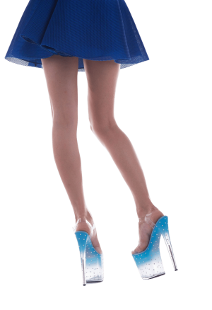 Wysokie letnie buty z...