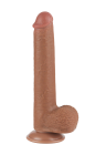 Elastyczne dildo z technologią ruchomej skóry - 22,5 cm