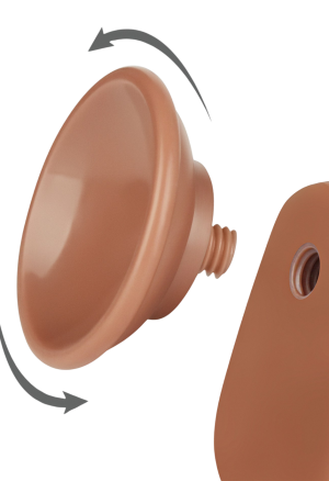 Elastyczne dildo z technologią ruchomej skóry - 22,5 cm
