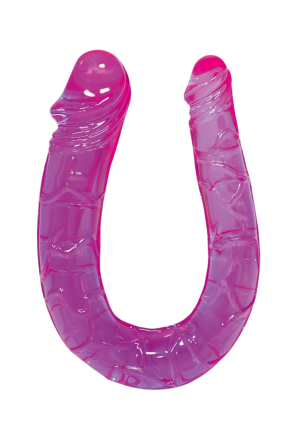 Fioletowe dildo podwójne do zabawy solo i we dwoje