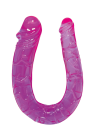 Fioletowe dildo podwójne do zabawy solo i we dwoje