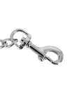 Metalowy łańcuszek z karabińczykami na obu końcach - 15 cm