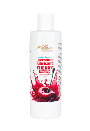 Wodny żel do gry wstępnej i masażu ciała o wiśniowym aromacie - 300ml