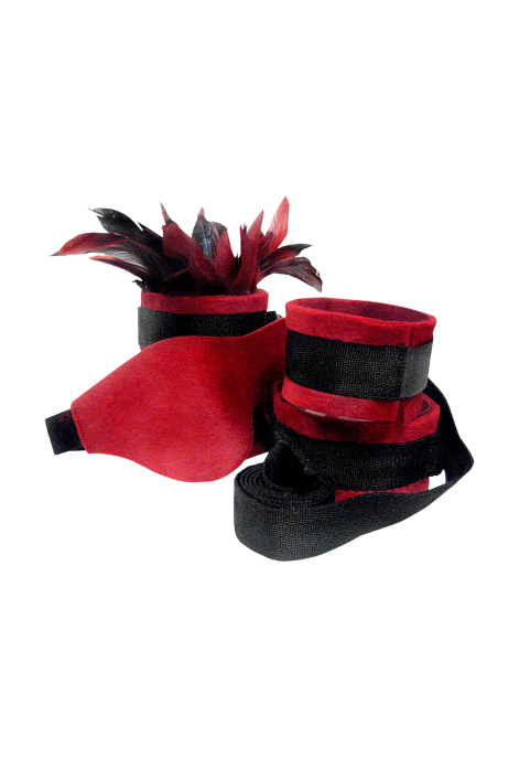 Bardzo delikatny i miękki zestaw do krępowania dla początkujących