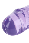 Elastyczne podwójne dildo transparentne - 34 cm